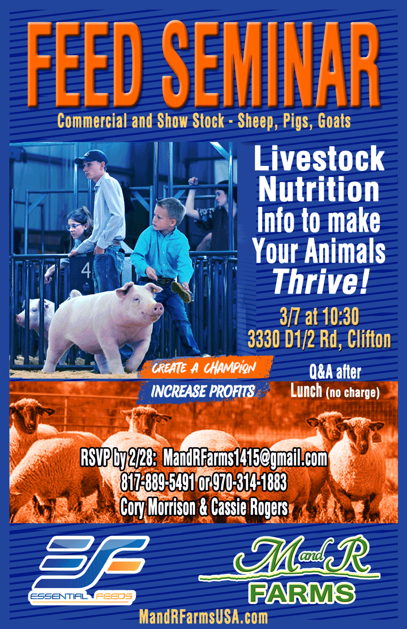 Feed Seminars in Western Colorado